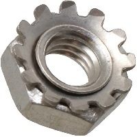 6CNKPSP 6-32 KEPS NUT 18-8 SS PASSIVATE